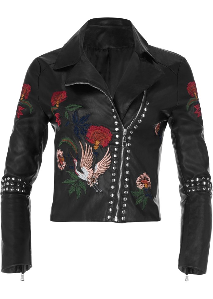 Куртка-косуха из искусственной кожи bonprix