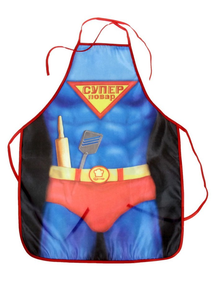 Фартук с грудкой универсальный крафт (ТК.форвард,210), коричневый/