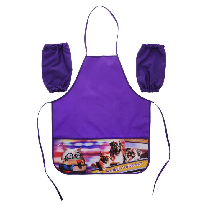 Мужской фартук с кожаными ремнями