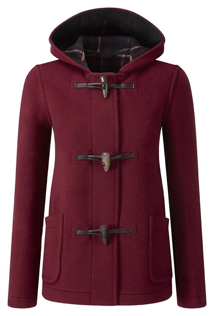 Дафлкот с капюшоном женский