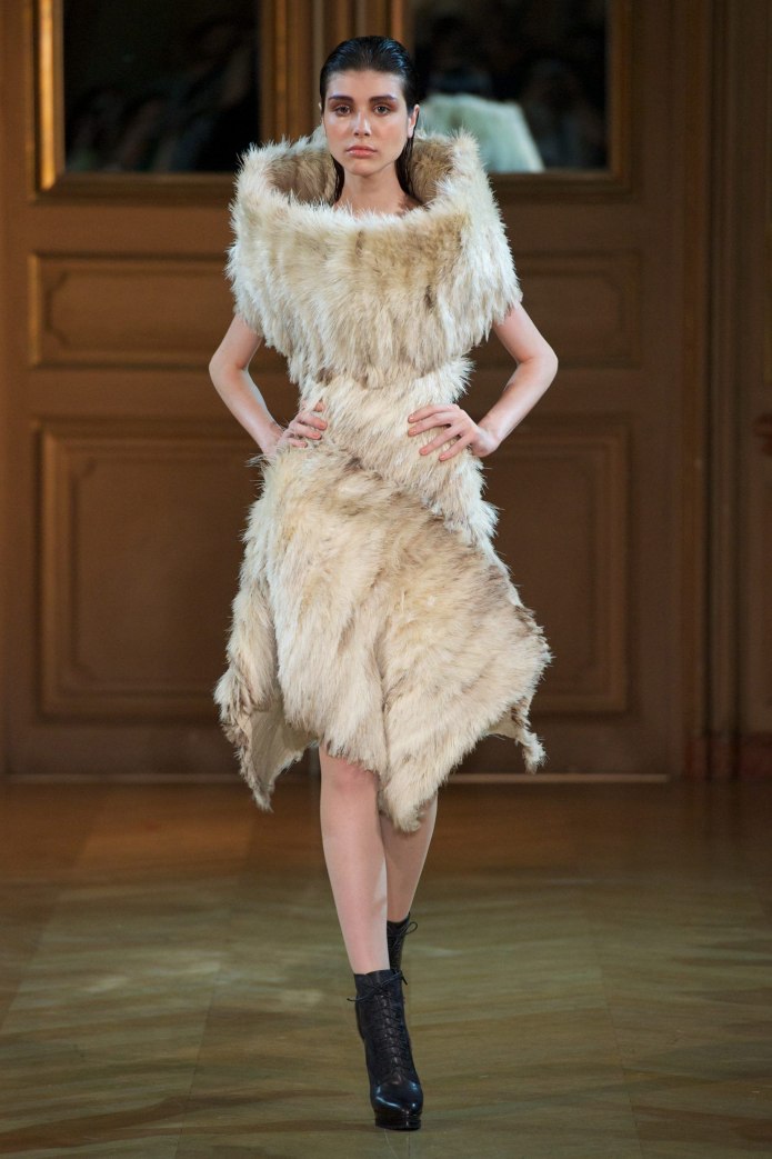 Вязаные вещи из меха