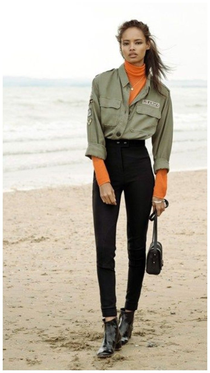 Рубашка поверх водолазки