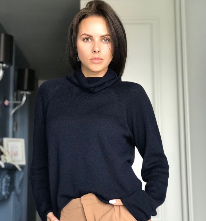 13754 Водолазка женская кашемир