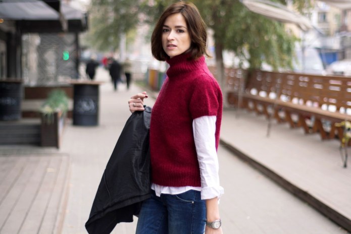 Рубашка под свитер женский