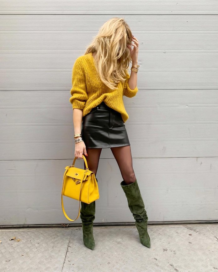 Blair Eadie в оранжевом