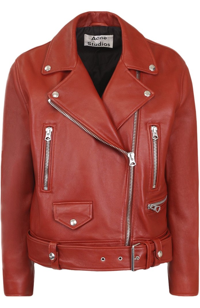 Кожаная куртка acne Studios