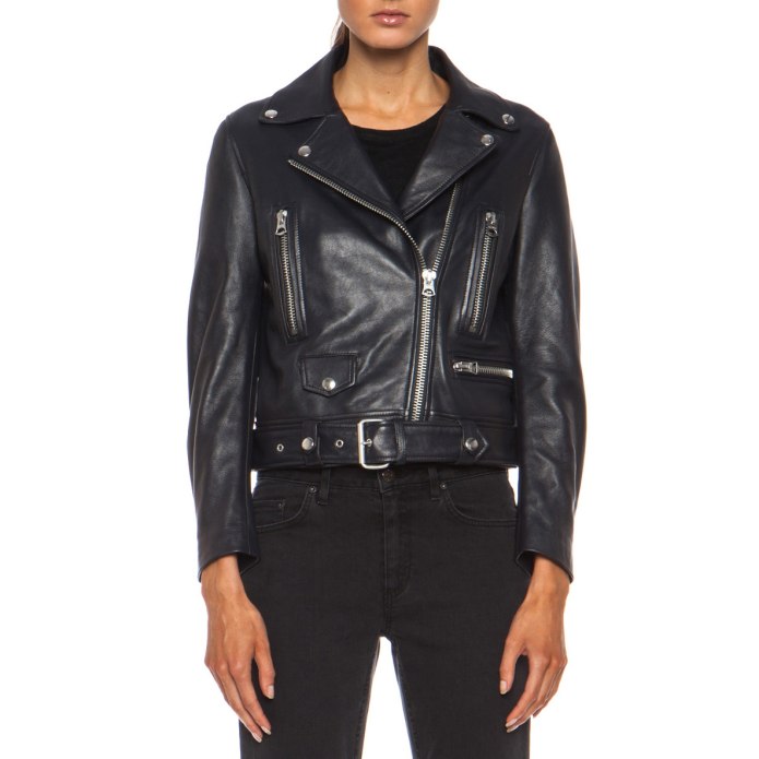 Acne Studios кожаная куртка мужская