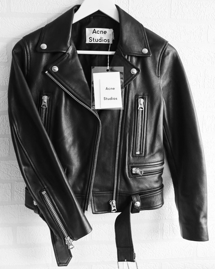 Acne Studios кожаная куртка женская