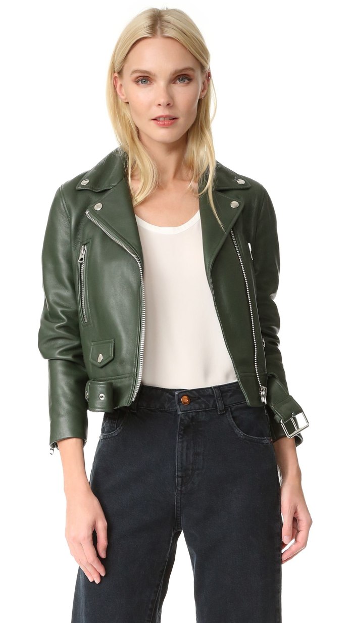 Acne Studios Merlyn Shearling Biker Jacket