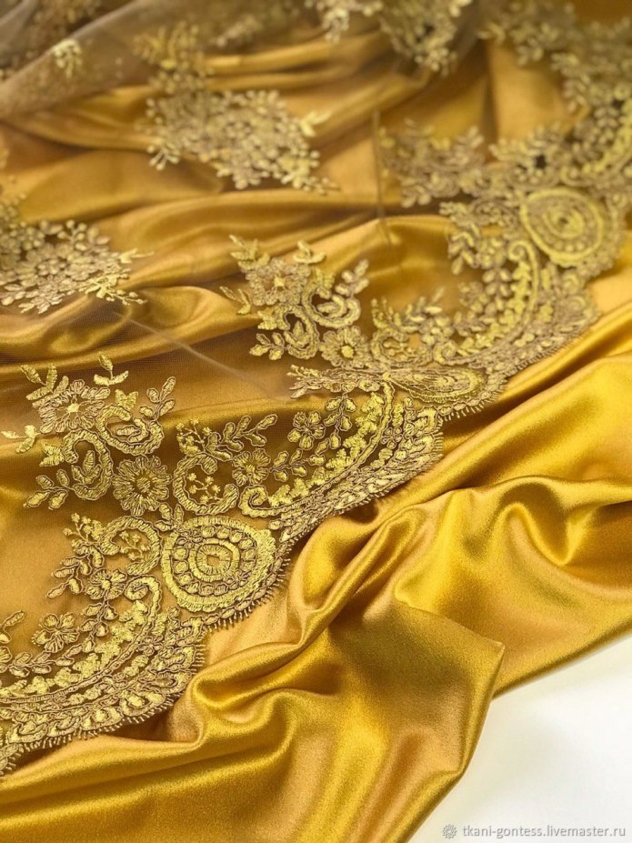 Кружево, золотой