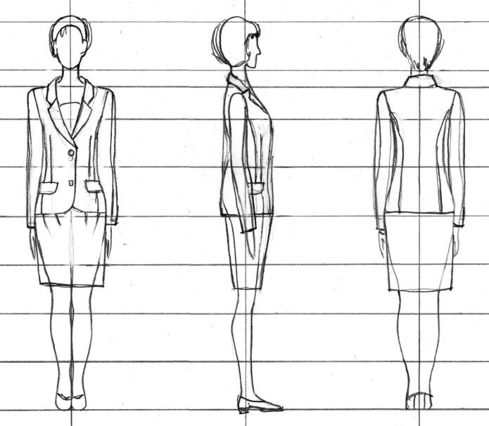 Одежда из геометрических фигур