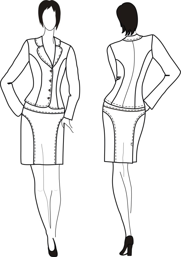 Виды силуэтов