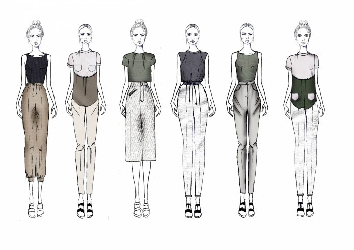 Эскизы одежды