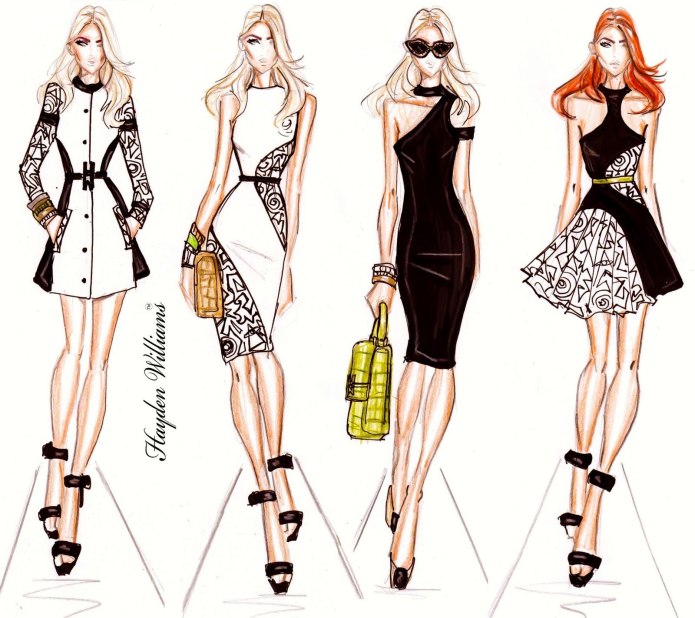 Схема снятия мерок с женской фигуры для пошива