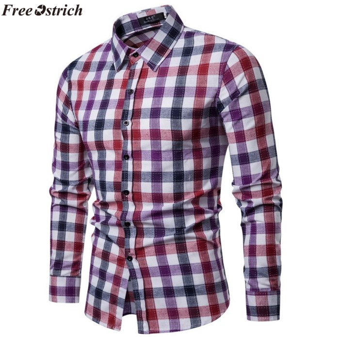 Piccasi Slim Fit рубашка клетка Gold