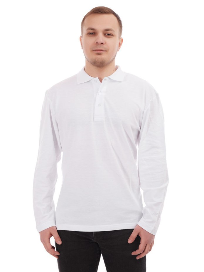 Белоснежная рубашка Полло мужская