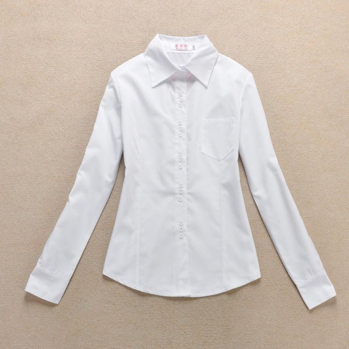 Белая рубашка женская