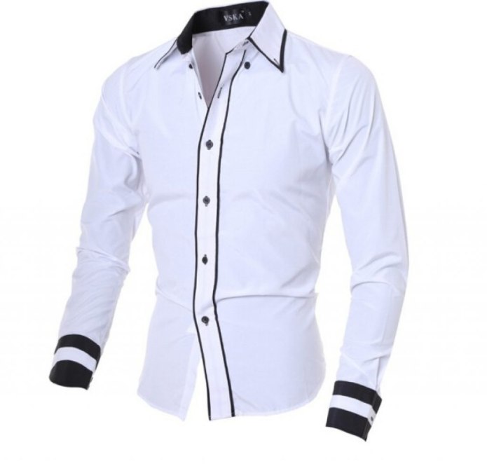 Стильные белые рубашки мужские