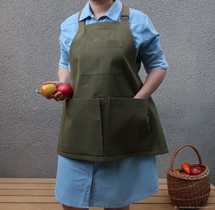 Фартук Craft, синий джинс