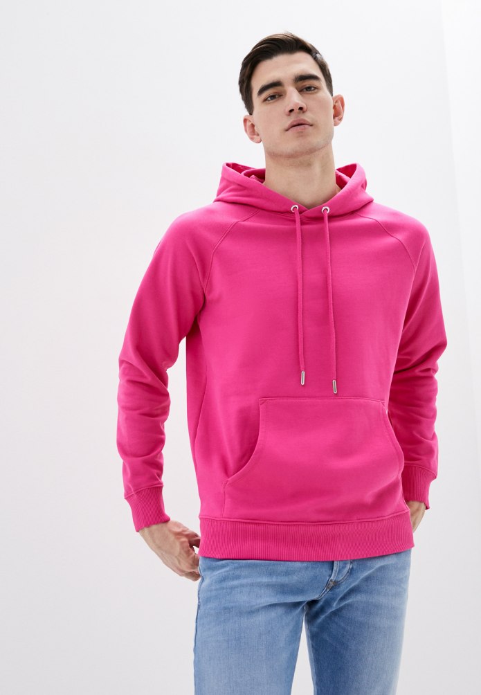 Diesel мужской худи фуксия