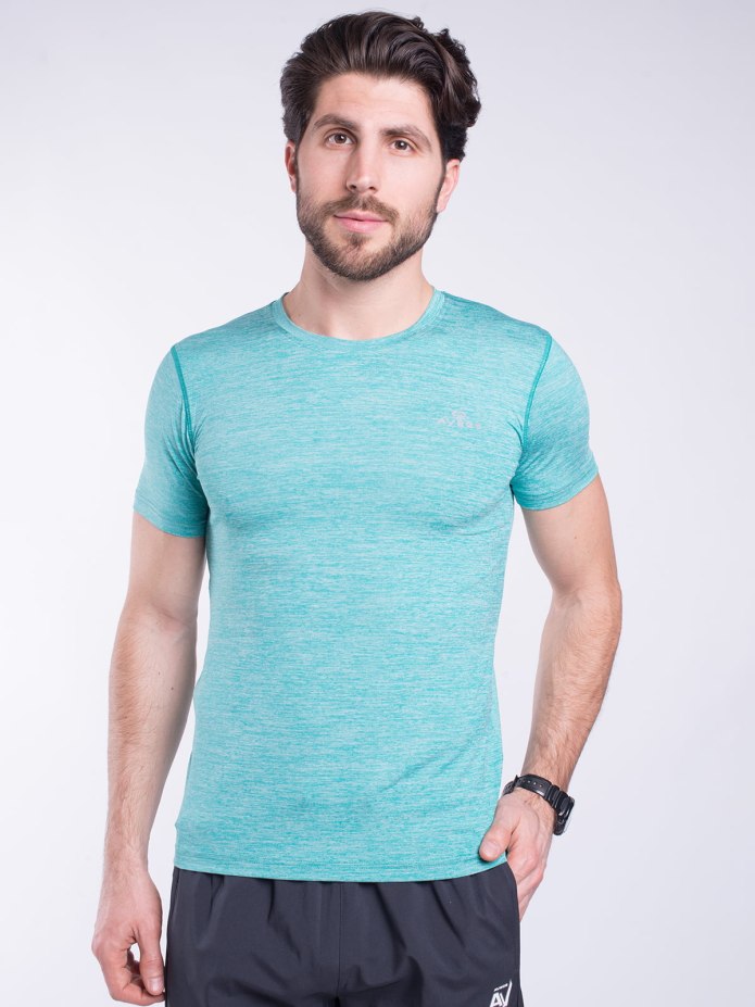 Мятная футболка мужская