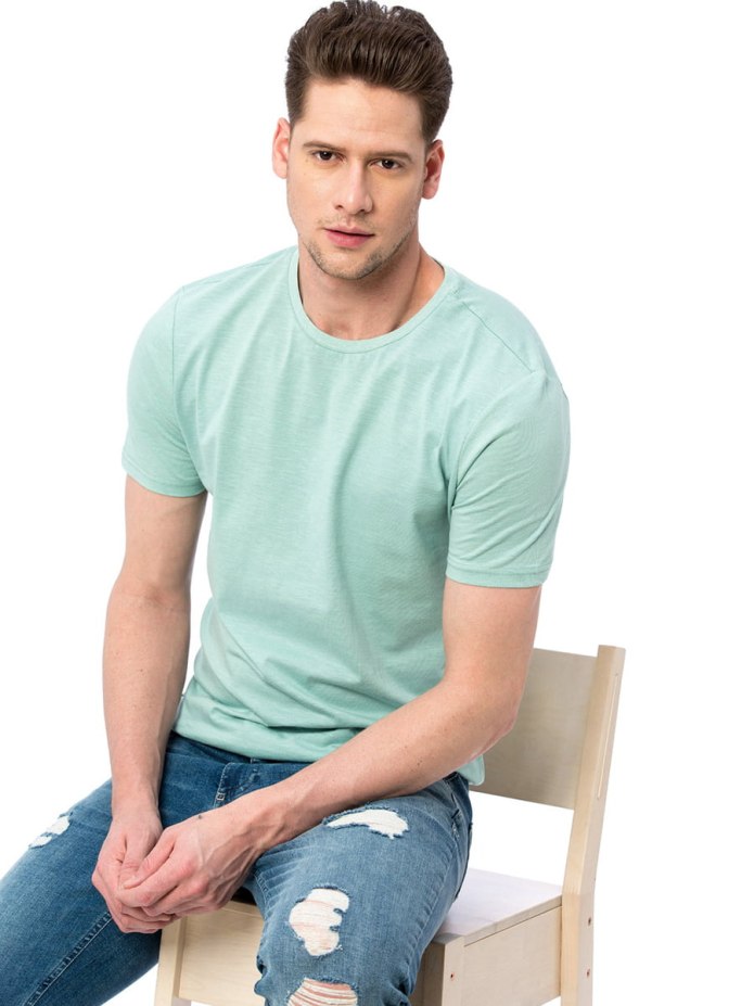 Ментоловая футболка мужская