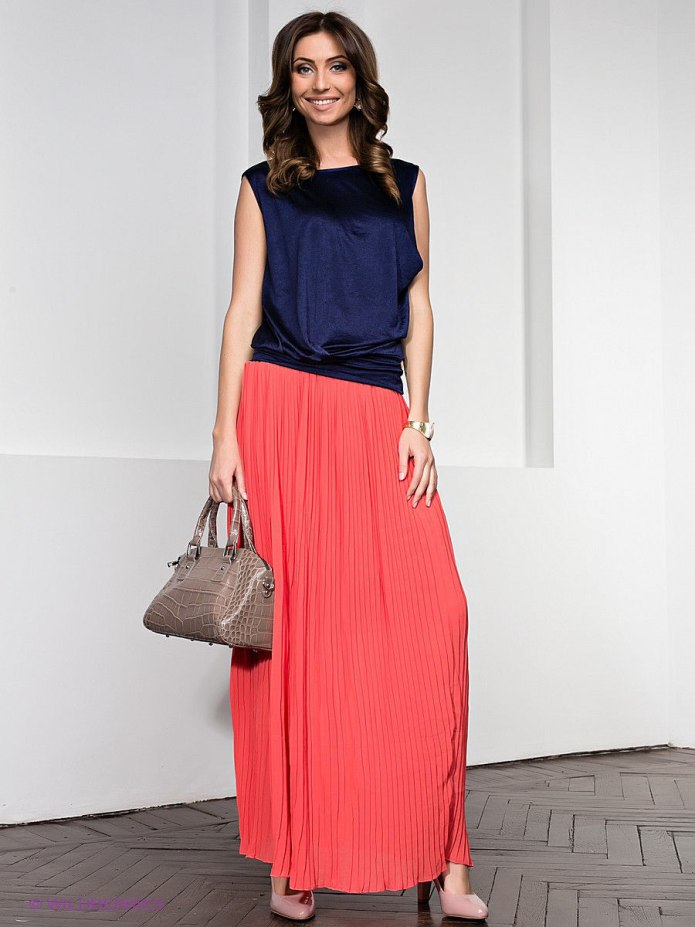 Джинсовая юбка миди Celine 2021