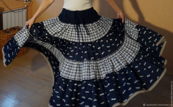 Юбка карандаш Оджи красная