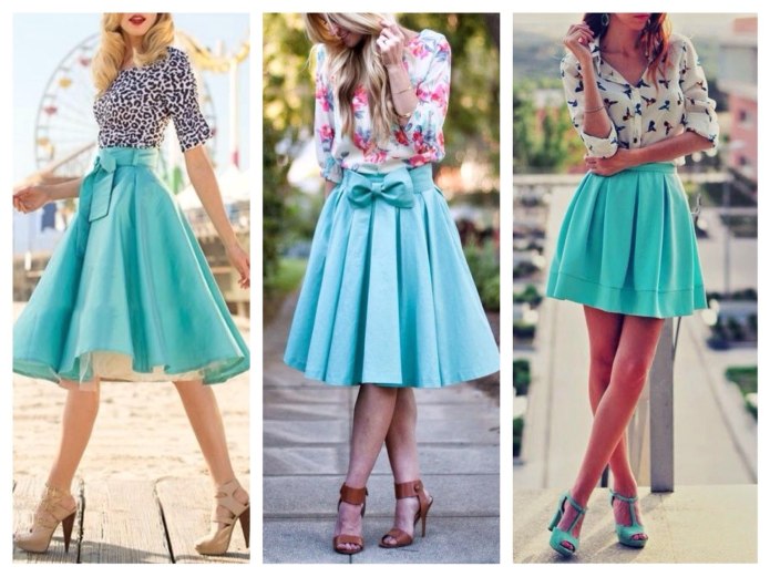 Юбка в полоску