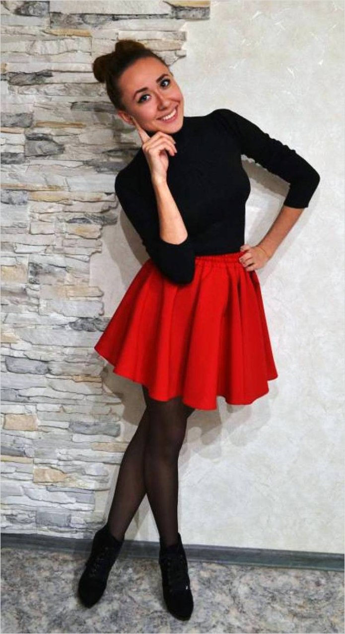 Полосатая юбка