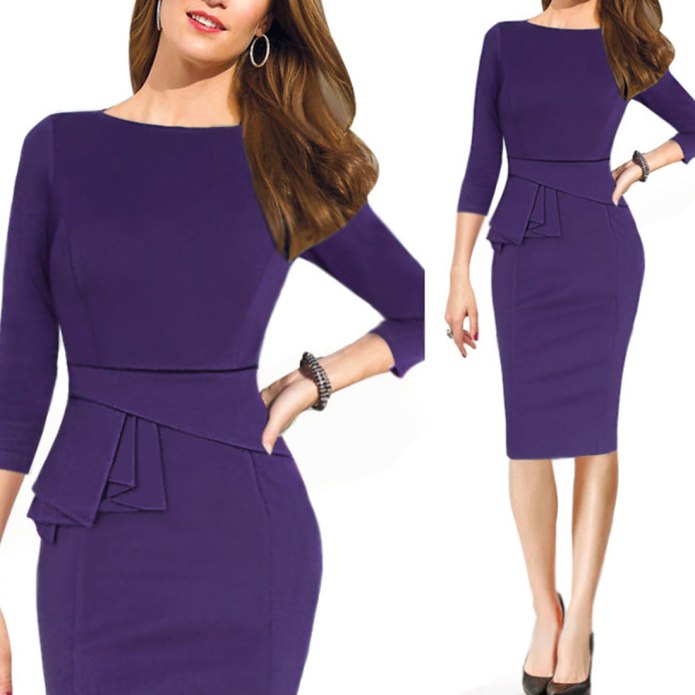 Офисное платье