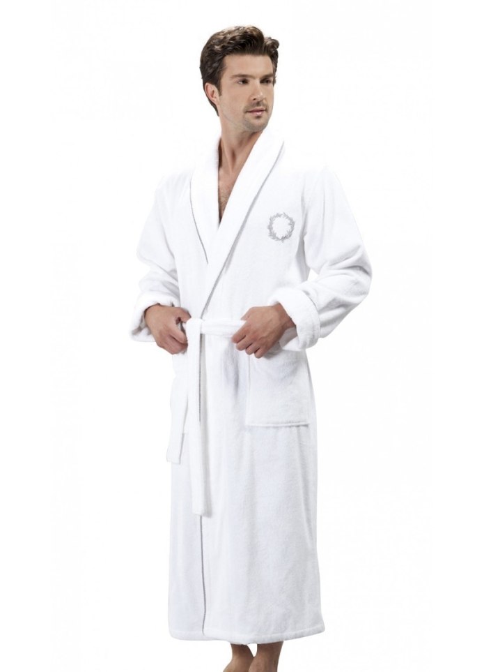 Бархатный халат мужской