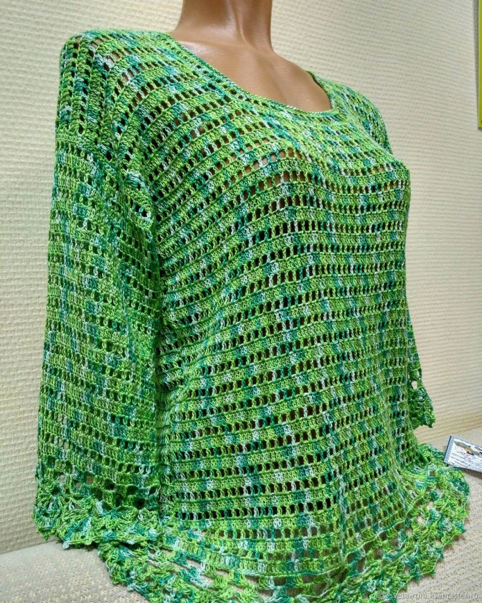 Джемпер Mango зеленый