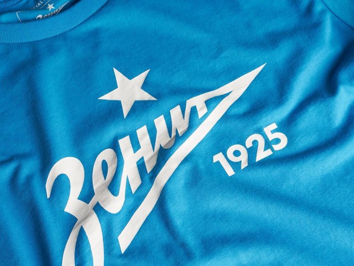 Голубая футболка Зенит
