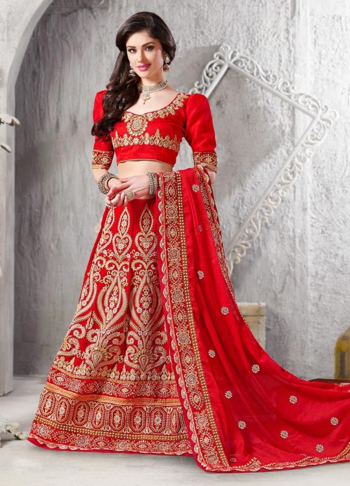 Свадебное индийское платье Lehenga