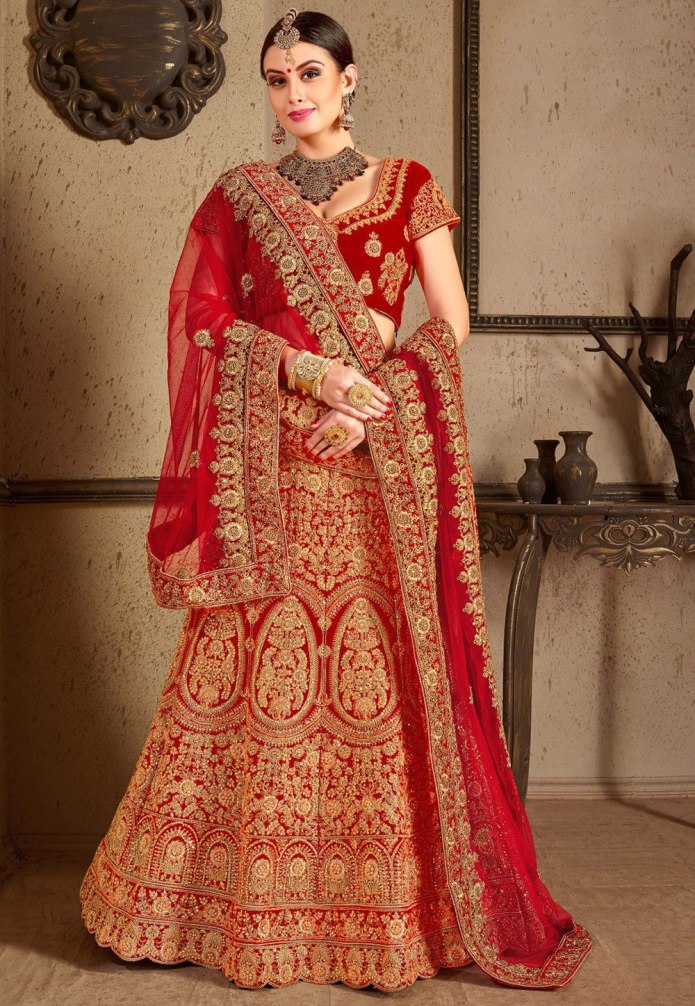 Lehenga Choli Red