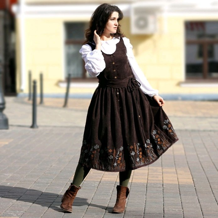Корейские сарафаны для школы