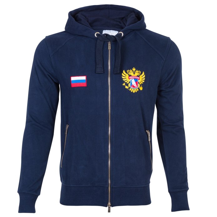 Олимпийка на молнии с капюшоном