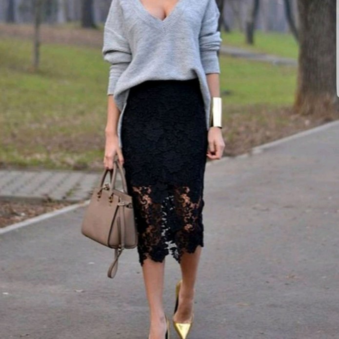 Кружевная юбка