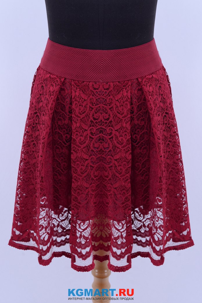 Юбка с гипюром
