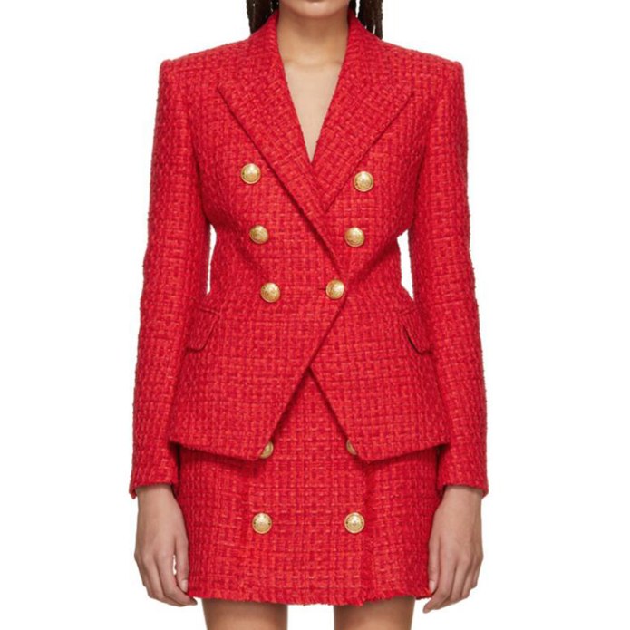 Пиджак Balmain женский твидовый