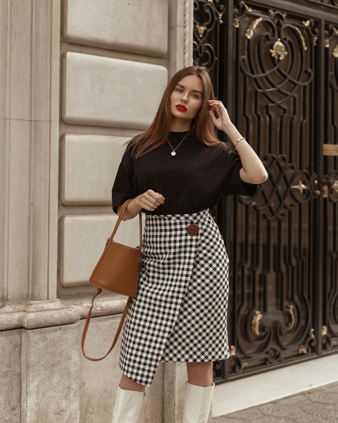 Ботфорты Zara стрит стайл