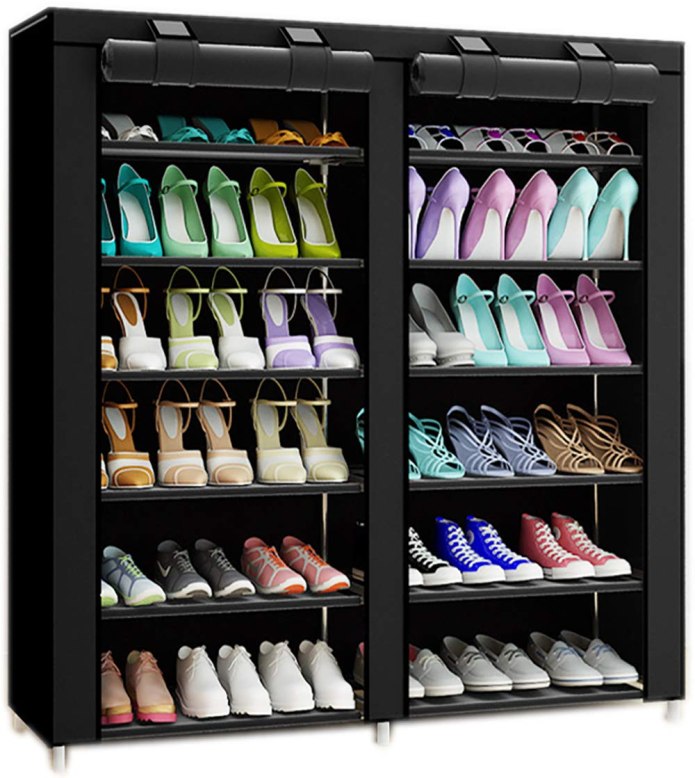 Шкаф для обуви тканевый 4 яруса Shoe cabinet45 layer Shoe Rack ,TDSQ D rhe;Jr
