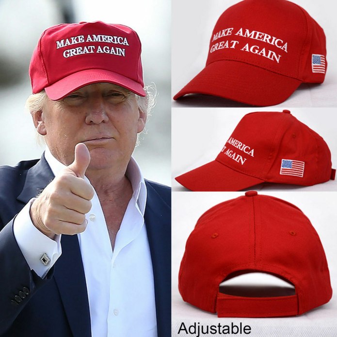 Трамп в кепке Maga