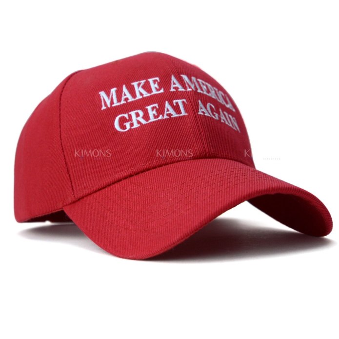 Бейсболка make America great again