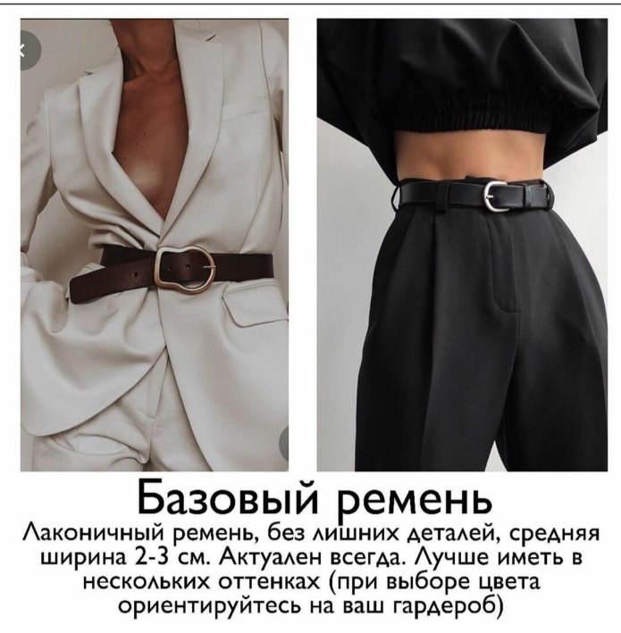 Актуальные ремни 2021