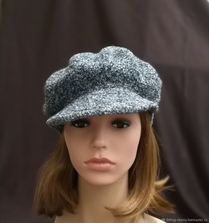 Ажурная кепка крючком