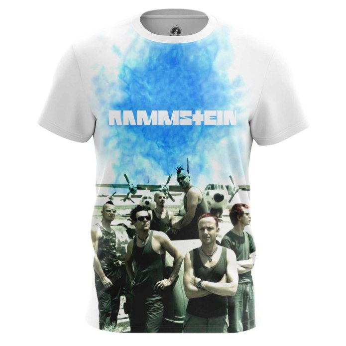 Футболка с логотипом Rammstein