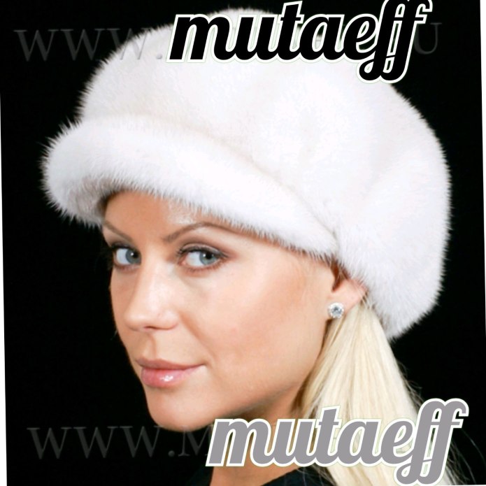 Кепка из меха норки женская