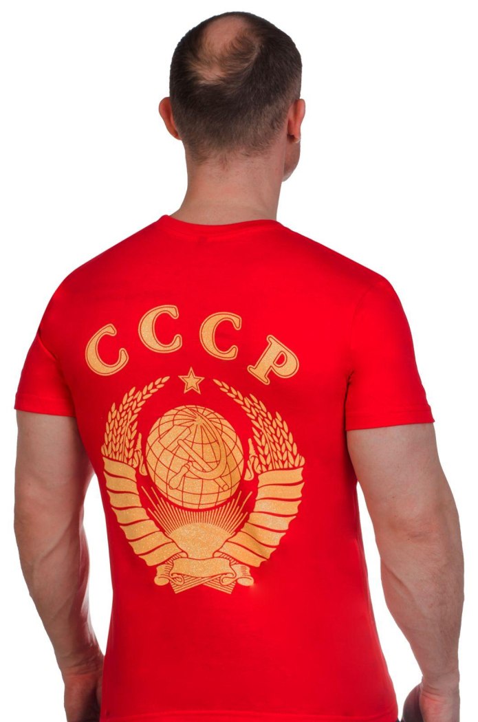 Красная футболка женская